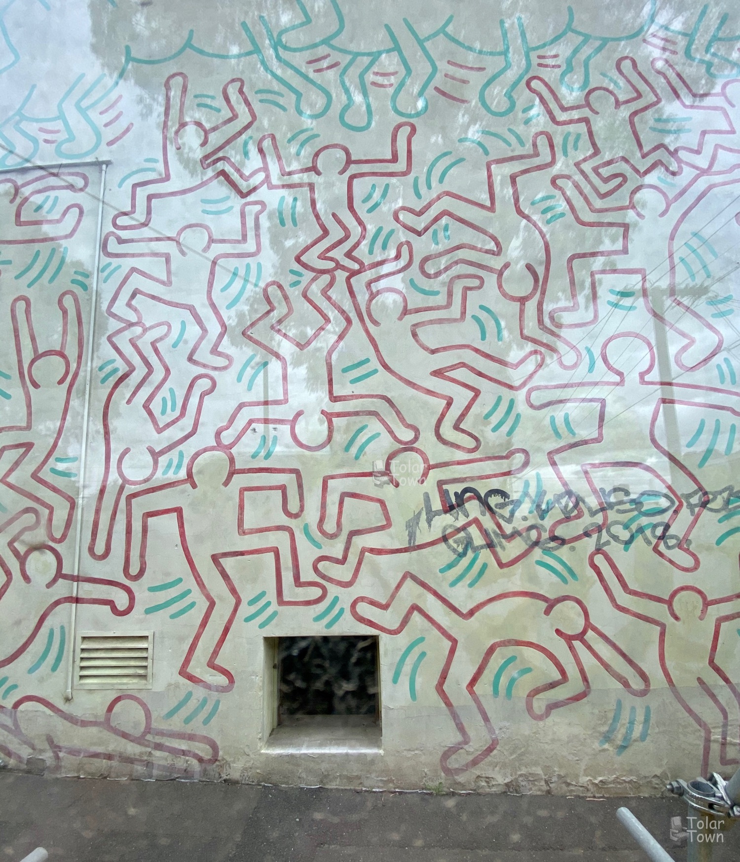 Keith Haring mural 2