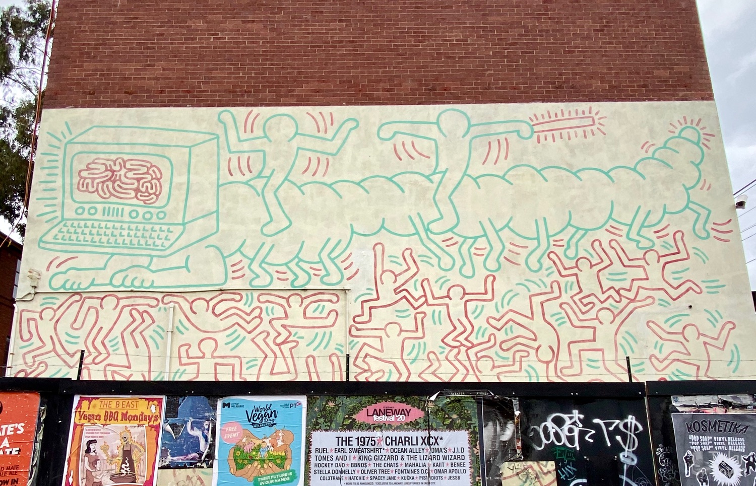 Keith Haring mural 1