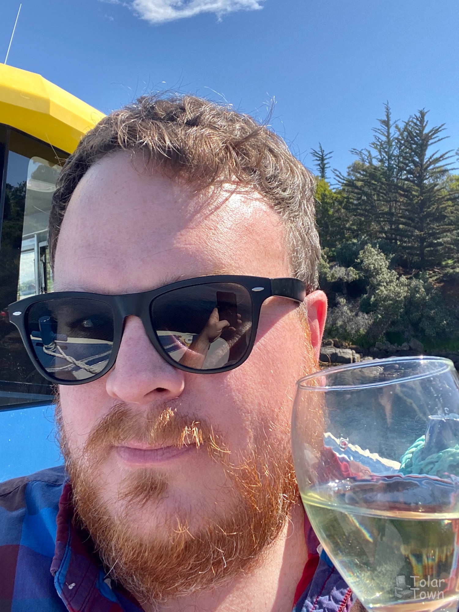 Chardonnay selfie