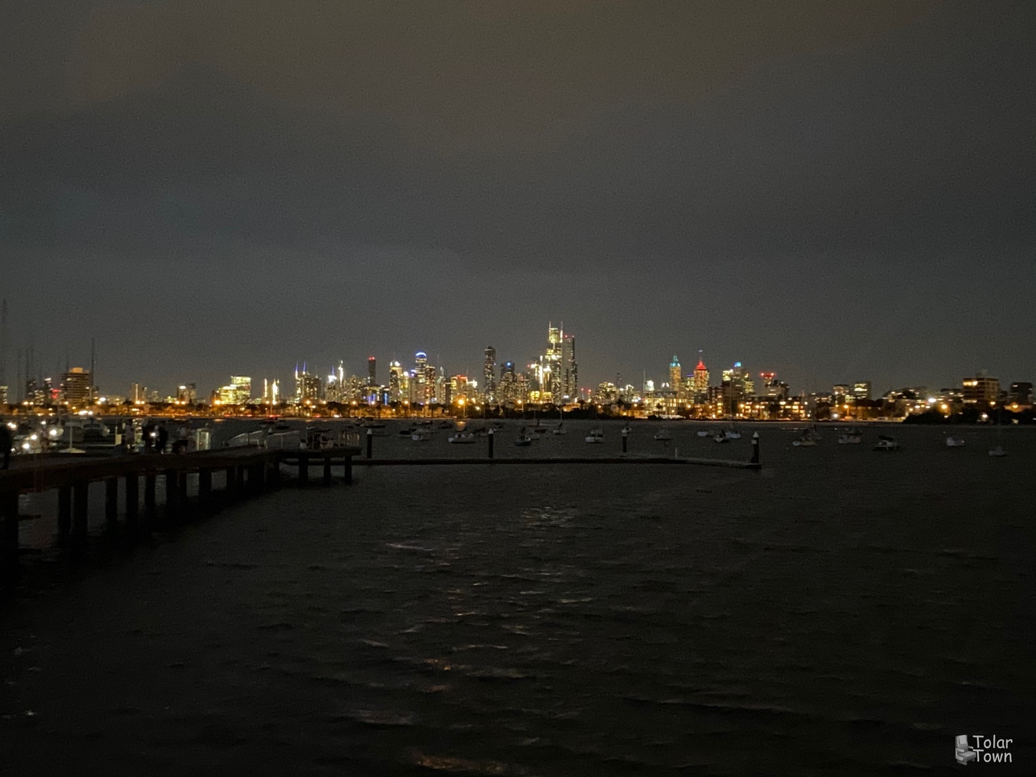 Melbourne city lights