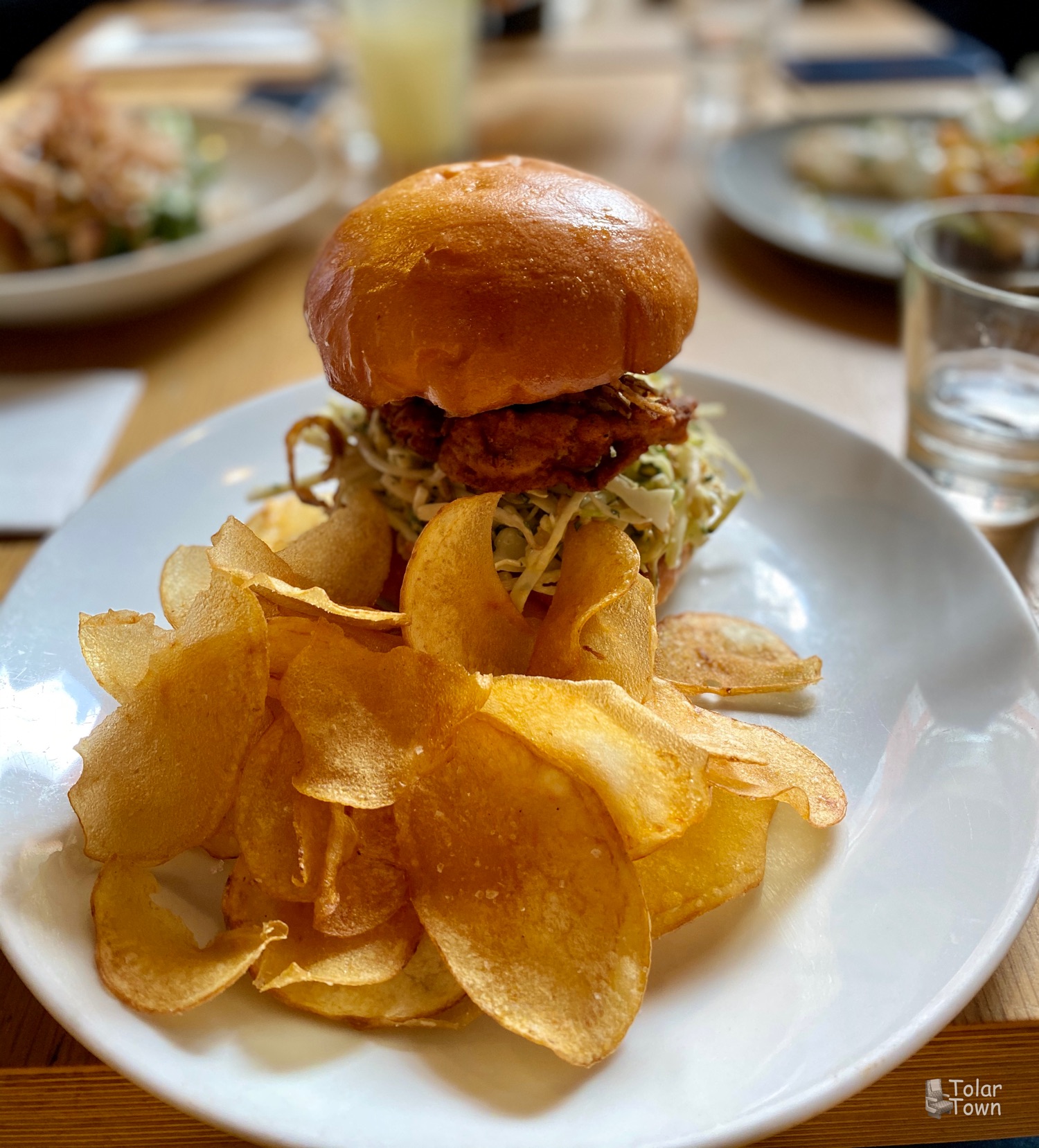 Soft shelled crab ‘burger’