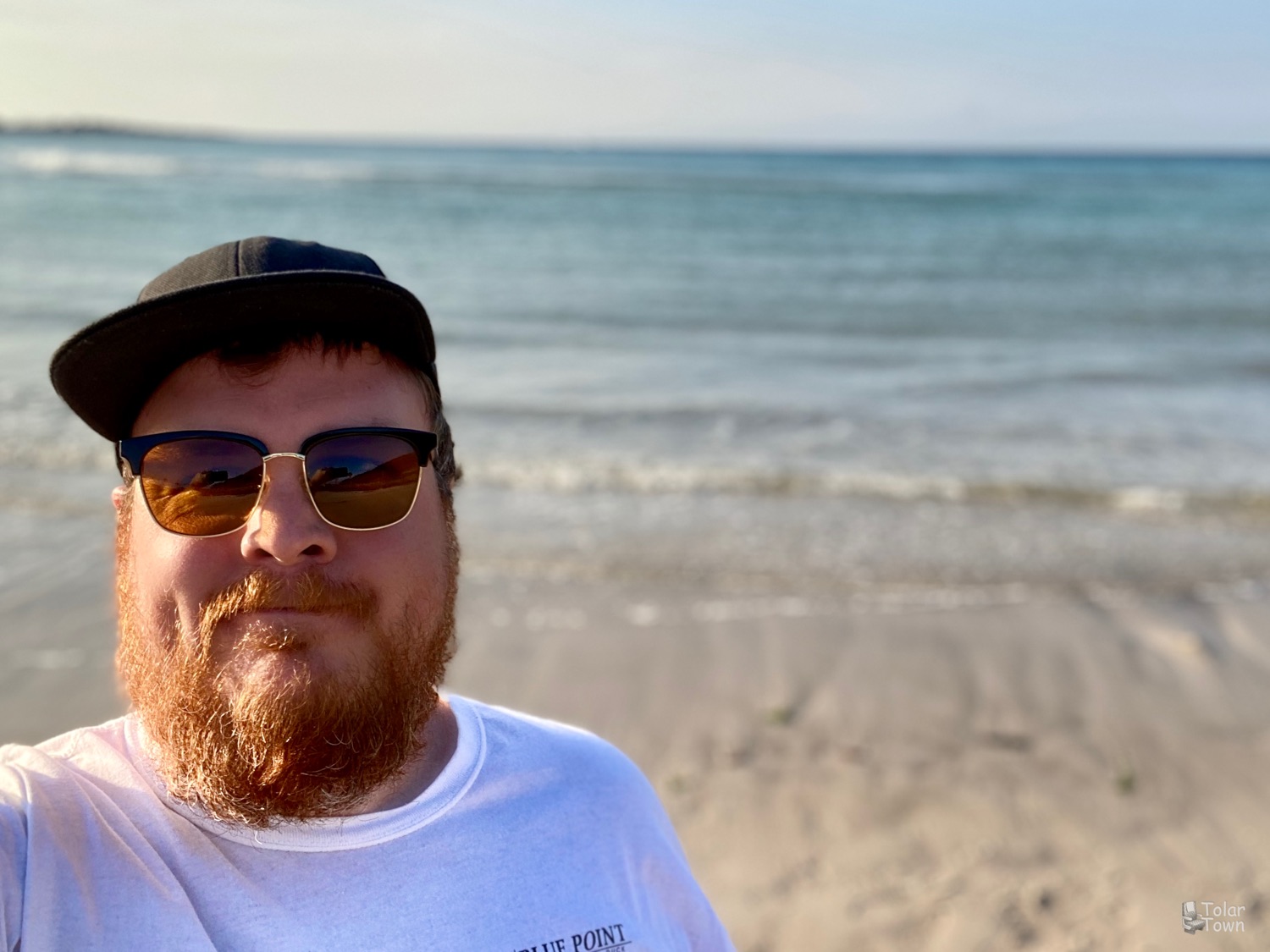 Beach selfie